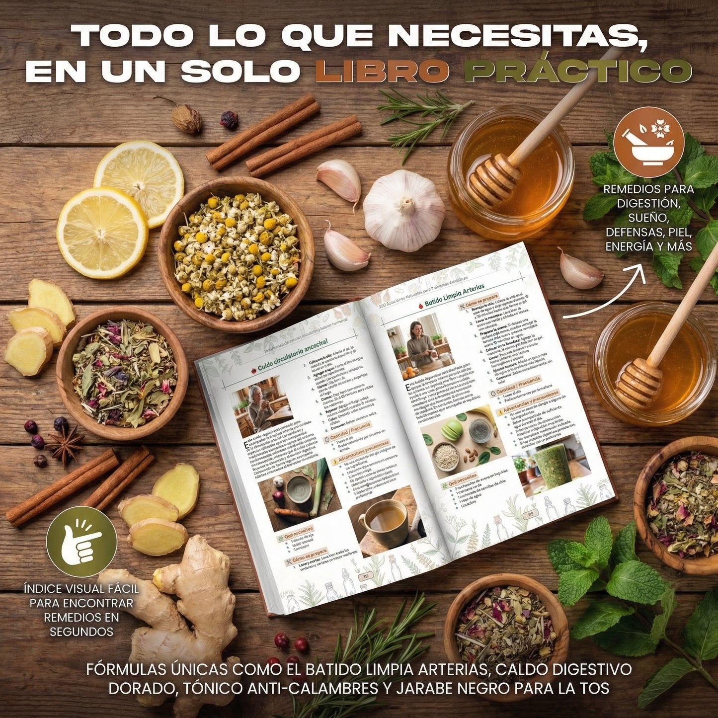200 Soluciones Naturales Para Problemas Cotidianos - Libro Físico