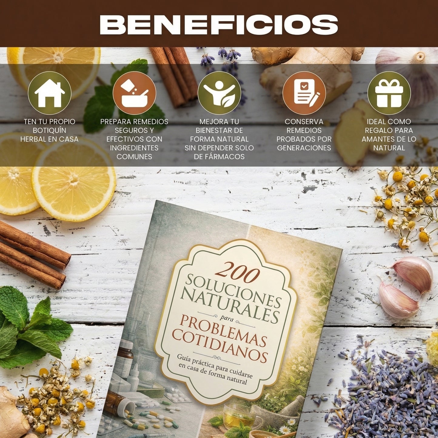 200 Soluciones Naturales Para Problemas Cotidianos - Libro Físico