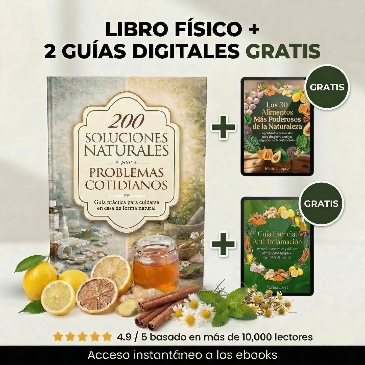 200 Soluciones Naturales Para Problemas Cotidianos - Libro Físico
